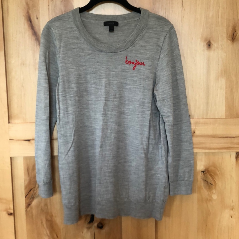 J. Crew “Bonjour” Tippi Sweater